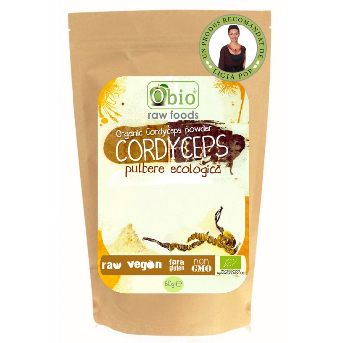 Cordyceps pulbere raw bio (60 grame) Cordyceps pulbere raw bio (60 grame)