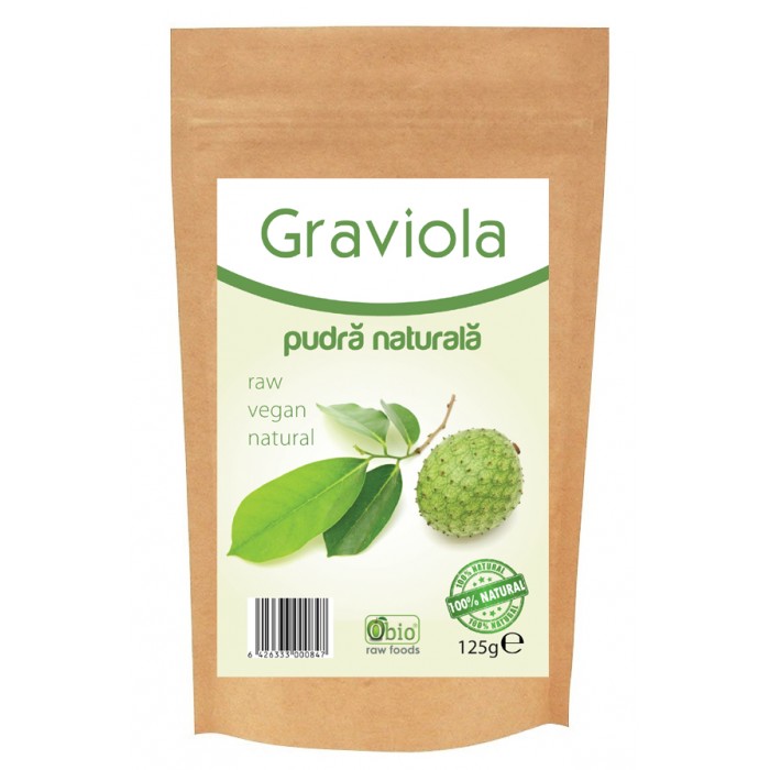Graviola pulbere raw (125 grame) Graviola pulbere raw (125 grame)