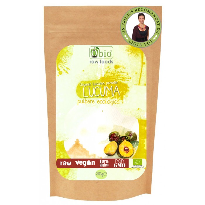 Lucuma pulbere bio (250 grame) Lucuma pulbere bio (250 grame)
