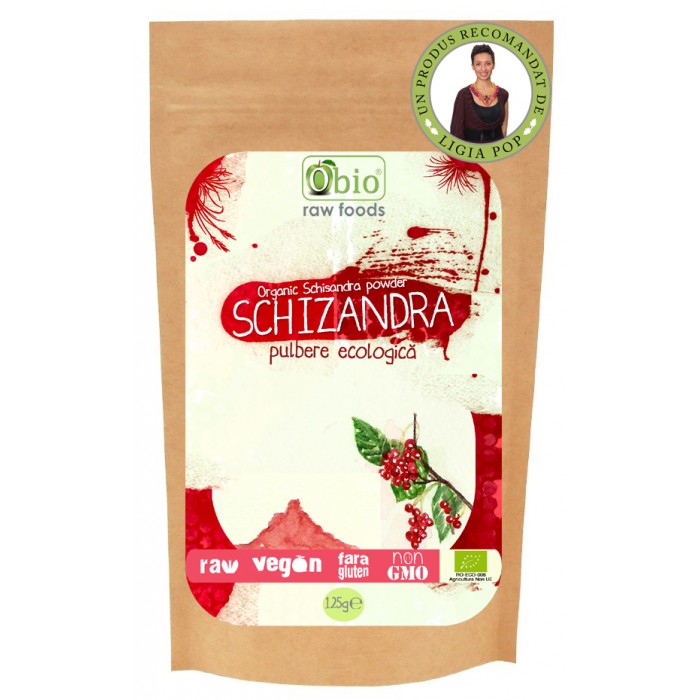 Schizandra pulbere raw (125 grame) Schizandra pulbere raw (125 grame)