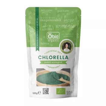 Chlorella pulbere eco (125 grame), Obio