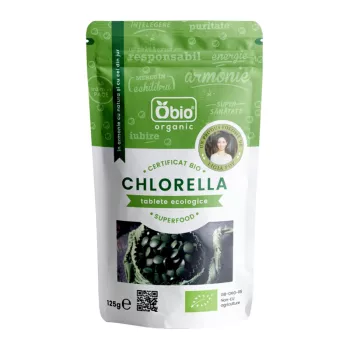 Chlorella tablete eco 125 grame (250 tablete), Obio