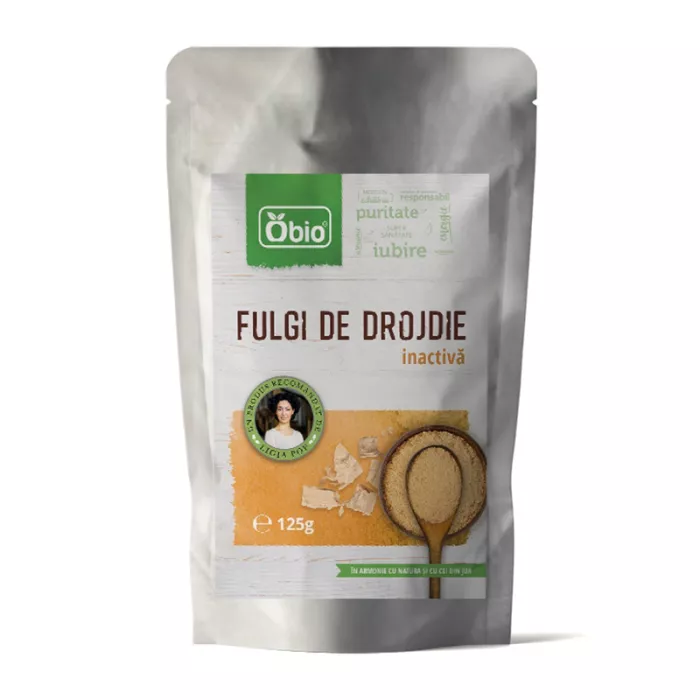Fulgi de drojdie inactiva (125 grame), Obio Fulgi de drojdie inactiva (125 grame), Obio