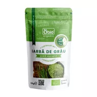 Iarba de grau pulbere eco (125 grame), Obio