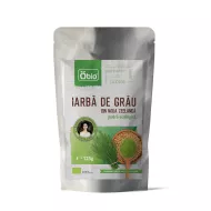 Iarba de grau pulbere eco Noua Zeelanda (125 grame), Obio Iarba de grau pulbere eco Noua Zeelanda (125 grame), Obio