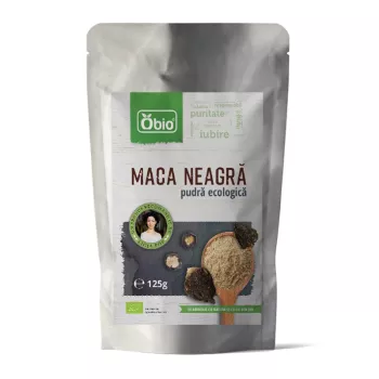 Maca neagra pudra eco (125 grame), Obio