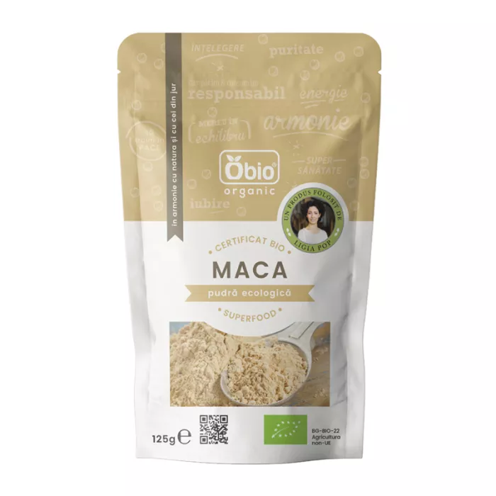 Maca pudra raw bio (125 grame) Maca pudra raw bio (125 grame)