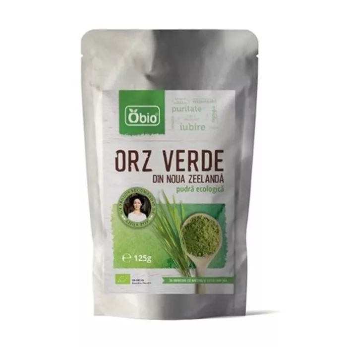 Orz verde pulbere bio Noua Zeelanda (125 grame) Orz verde pulbere bio Noua Zeelanda (125 grame)