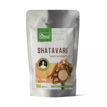 Shatavari pulbere eco (60 grame), Obio