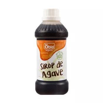 Sirop de agave dark raw eco (500 ml), Obio