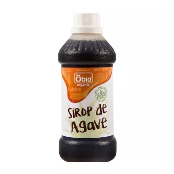 Sirop de agave raw dark eco (250 ml), Obio