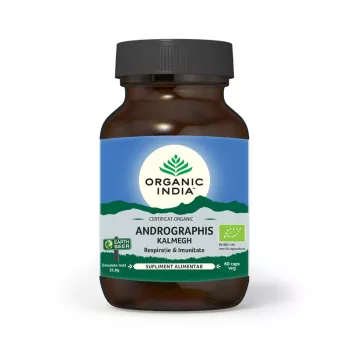 Andrographis - respiratie si imunitate (60 capsule), Organic India Andrographis - respiratie si imunitate (60 capsule), Organic India