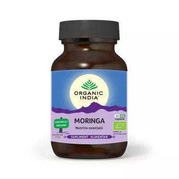 Moringa - nutritie esentiala (60 capsule), Organic India