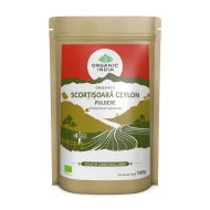 Scortisoara Ceylon pulbere 100% certificata organic fara gluten (100 grame), Organic India Scortisoara Ceylon pulbere 100% certificata organic fara gluten (100 grame), Organic India