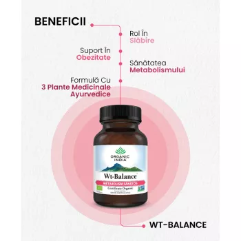WT Balance - metabolism sanatos (60 capsule), Organic India