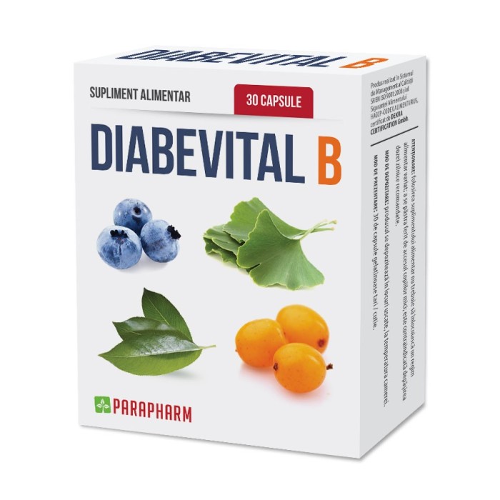 Quantumpharm, Diabevital B - capsule pentru diabetici (30 capsule) Quantumpharm, Diabevital B - capsule pentru diabetici (30 capsule)
