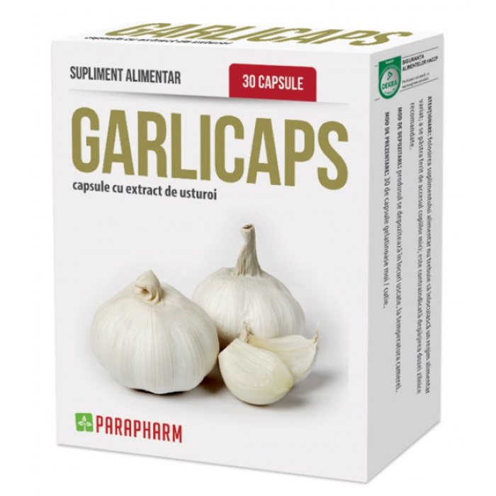Quantumpharm, Garlicaps (capsule cu extract de usturoi) (30 capsule) Quantumpharm, Garlicaps (capsule cu extract de usturoi) (30 capsule)