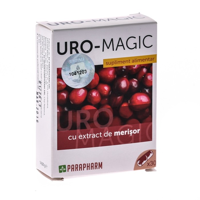 Quantumpharm, Uro - Magic (cu extract de merisor) (30 capsule) Quantumpharm, Uro - Magic (cu extract de merisor) (30 capsule)