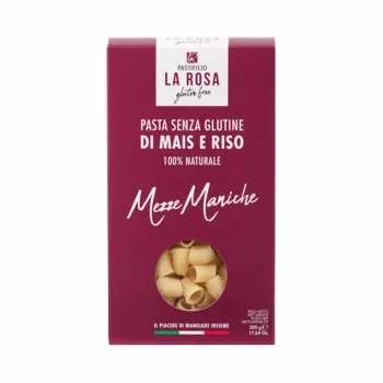 Mezze maniche fara gluten (500 grame), Pastificio la Rosa
