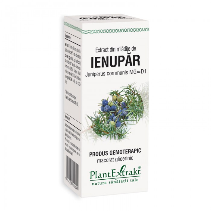 Extract din mladite de ienupar - Juniperus Communis MG=D1 (50 ml), Plantextrakt Extract din mladite de ienupar - Juniperus Communis MG=D1 (50 ml), Plantextrakt