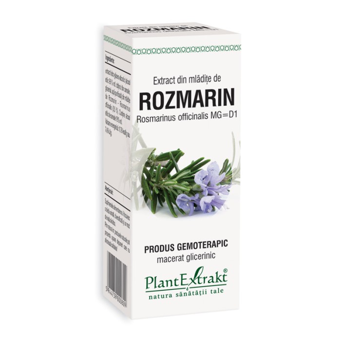 Extract din mladite de rozmarin - Rosmarinus Officinalis (50 ml), Plantextrakt Extract din mladite de rozmarin - Rosmarinus Officinalis (50 ml), Plantextrakt