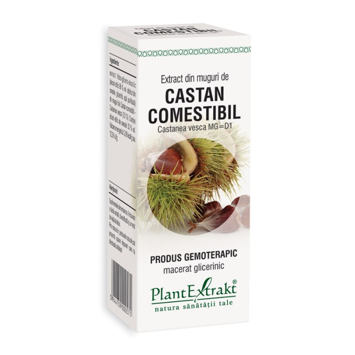Extract din muguri de castan comestibil - Castanea Vesca MG=D1 (50 ml), Plantextrakt Extract din muguri de castan comestibil - Castanea Vesca MG=D1 (50 ml), Plantextrakt