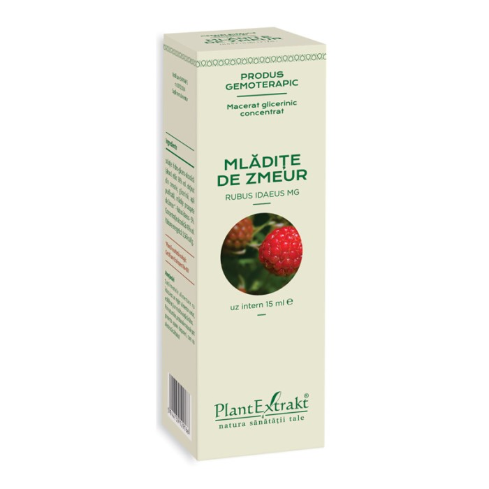 Macerat glicerinic concentrat din mladite de zmeur - Rubus Idaeus (15ml), Plantextrakt Macerat glicerinic concentrat din mladite de zmeur - Rubus Idaeus (15ml), Plantextrakt