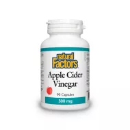 Concentrat din otet cidru de mere 500 mg (90 capsule), Natural Factors