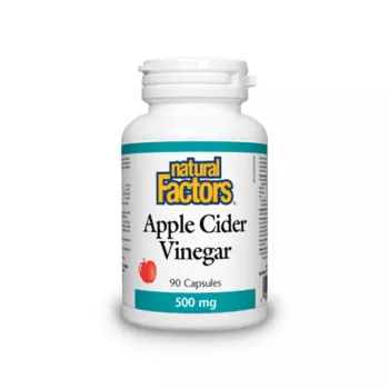 Concentrat din otet cidru de mere 500 mg (90 capsule), Natural Factors Concentrat din otet cidru de mere 500 mg (90 capsule), Natural Factors