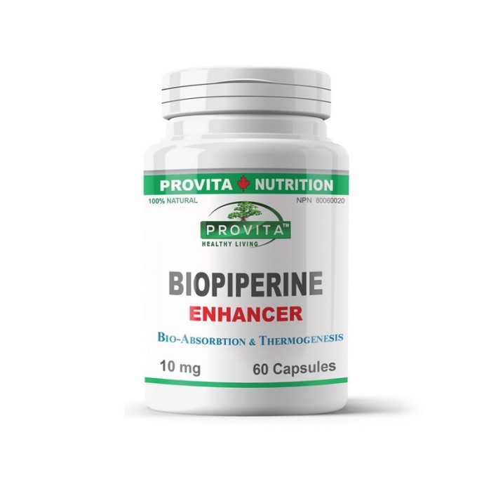 Biopiperina Bioperina 10 mg (60 capsule), Provita Nutrition Biopiperina Bioperina 10 mg (60 capsule), Provita Nutrition