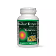 Enzime de lactaza (60 capsule), Natural Factors Enzime de lactaza (60 capsule), Natural Factors