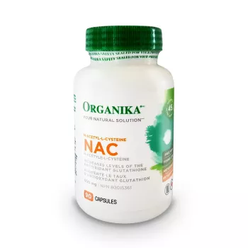 NAC N-acetil-cisteina 500 mg (90 capsule), Organika Canada