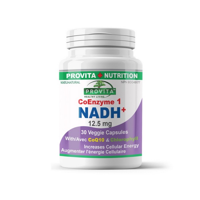 NADH+ 12.5 mg (30 capsule), Provita Nutrition NADH+ 12.5 mg (30 capsule), Provita Nutrition