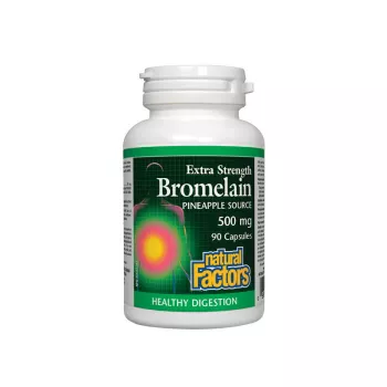 Bromelaina forte 500 mg (90 capsule), Natural Factors Bromelaina forte 500 mg (90 capsule), Natural Factors
