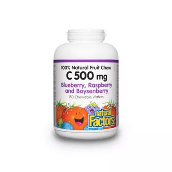 Vitamina C 500 mg cu bioflavonoizi, rutin si maces (90 tablete), Natural Factors Vitamina C 500 mg cu bioflavonoizi, rutin si maces (90 tablete), Natural Factors