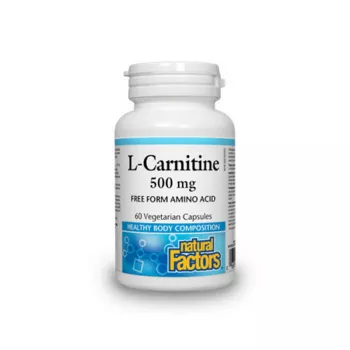 L-Carnitina 500 mg (60 capsule), Natural Factors L-Carnitina 500 mg (60 capsule), Natural Factors