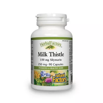 Milk Thistle din armurariu 250 mg (90 capsule), Natural Factors Milk Thistle din armurariu 250 mg (90 capsule), Natural Factors