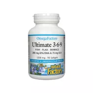 Ultimate 3-6-9 1200 mg (90 capsule), Natural Factors