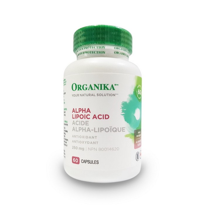 Acid Alfa Lipoic 250 mg (60 capsule), Organika Canada Acid Alfa Lipoic 250 mg (60 capsule), Organika Canada