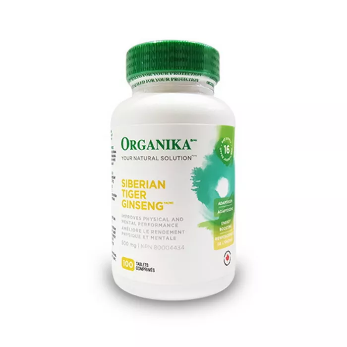 Siberian Tiger Ginseng 500 mg (100 tablete), Organika Canada Siberian Tiger Ginseng 500 mg (100 tablete), Organika Canada
