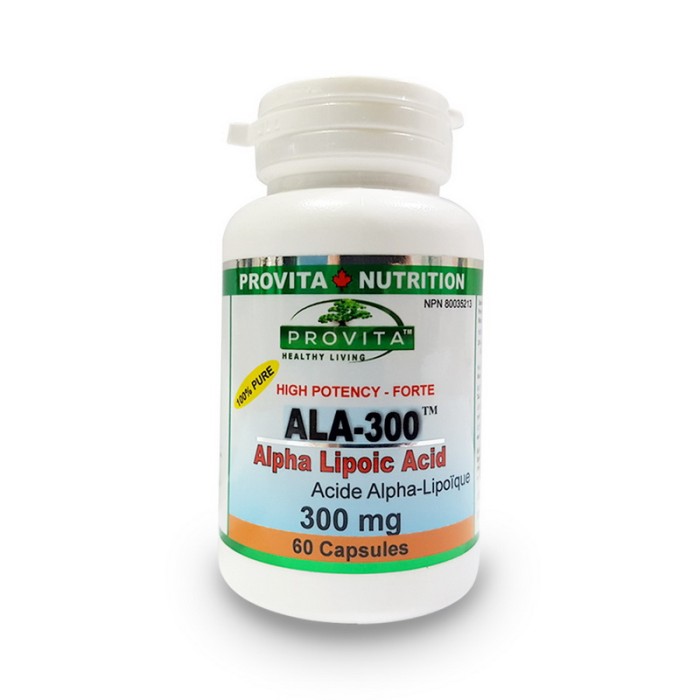 ALA-300 Acid Alfa Lipoic Standardizat Forte 300 mg (60 capsule), Provita Nutrition ALA-300 Acid Alfa Lipoic Standardizat Forte 300 mg (60 capsule), Provita Nutrition