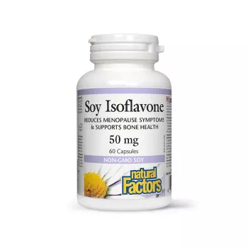 Izoflavone din soia 50 mg (60 capsule), Natural Factors