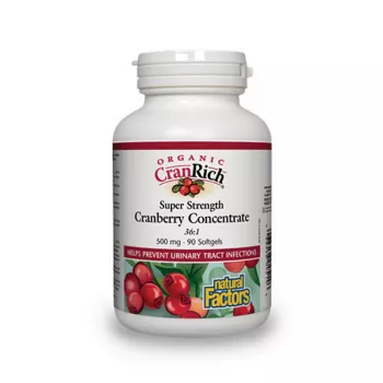 Extract concentrat de cranberry 500 mg (90 capsule), Natural Factors Extract concentrat de cranberry 500 mg (90 capsule), Natural Factors