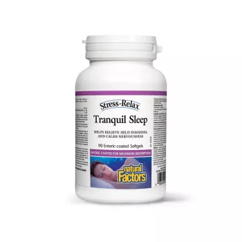 Tranquil Sleep Complex somn linistit (90 capsule), Natural Factors Tranquil Sleep Complex somn linistit (90 capsule), Natural Factors