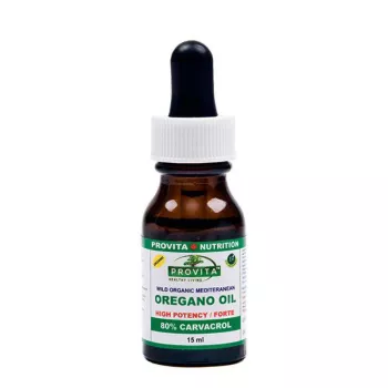 Ulei de Oregano Forte cu 80% Carvacrol (15 ml), Provita Nutrition