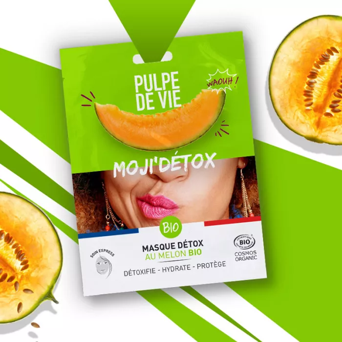 Masca detoxifianta, anti-poluare Moji Detox, Pulpe de Vie Masca detoxifianta, anti-poluare Moji Detox, Pulpe de Vie