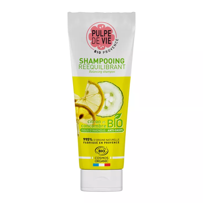 Sampon echilibrant cu lamaie si castravete bio Sorbet Givre (250 ml), Pulpe de Vie Sampon echilibrant cu lamaie si castravete bio Sorbet Givre (250 ml), Pulpe de Vie
