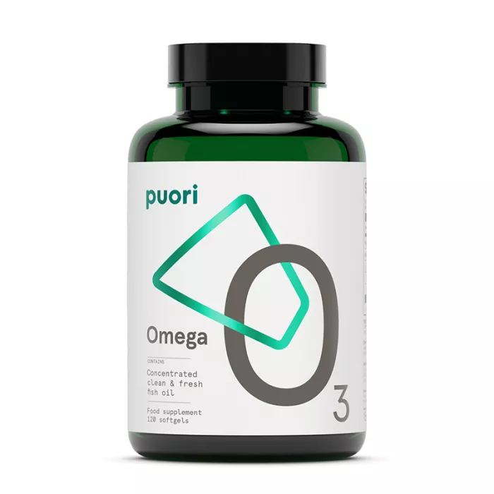 Puori O3 - Omega 3 Ulei de peste concentrat (120 capsule), Puori Puori O3 - Omega 3 Ulei de peste concentrat (120 capsule), Puori