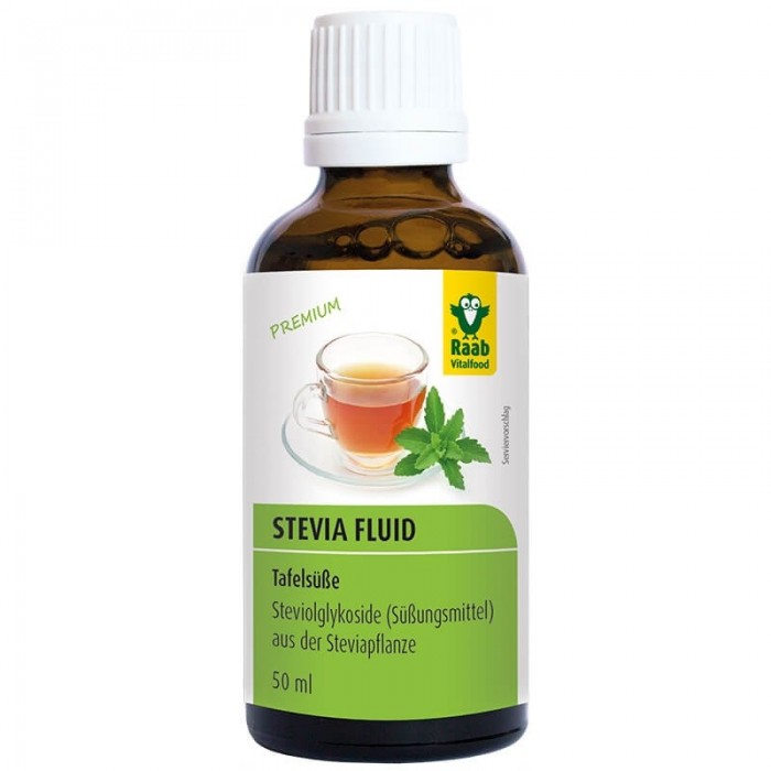 Stevia indulcitor lichid premium (50 ml), Raab Vitalfood Stevia indulcitor lichid premium (50 ml), Raab Vitalfood
