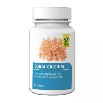 Calciu coral 600mg (80 capsule), Raab Vitalfood Calciu coral 600mg (80 capsule), Raab Vitalfood